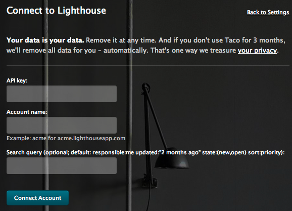 Sync Lighthouse issues via API