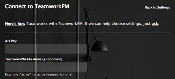 Sync Teamwork issues via API