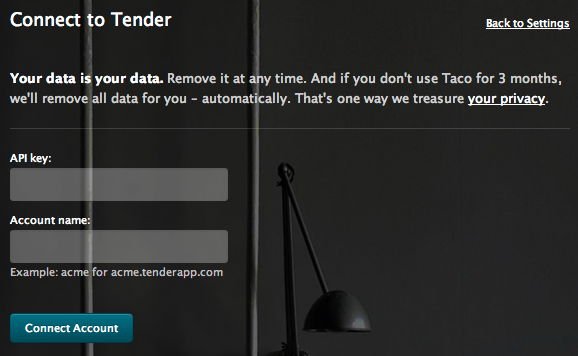Sync Tender issues via API